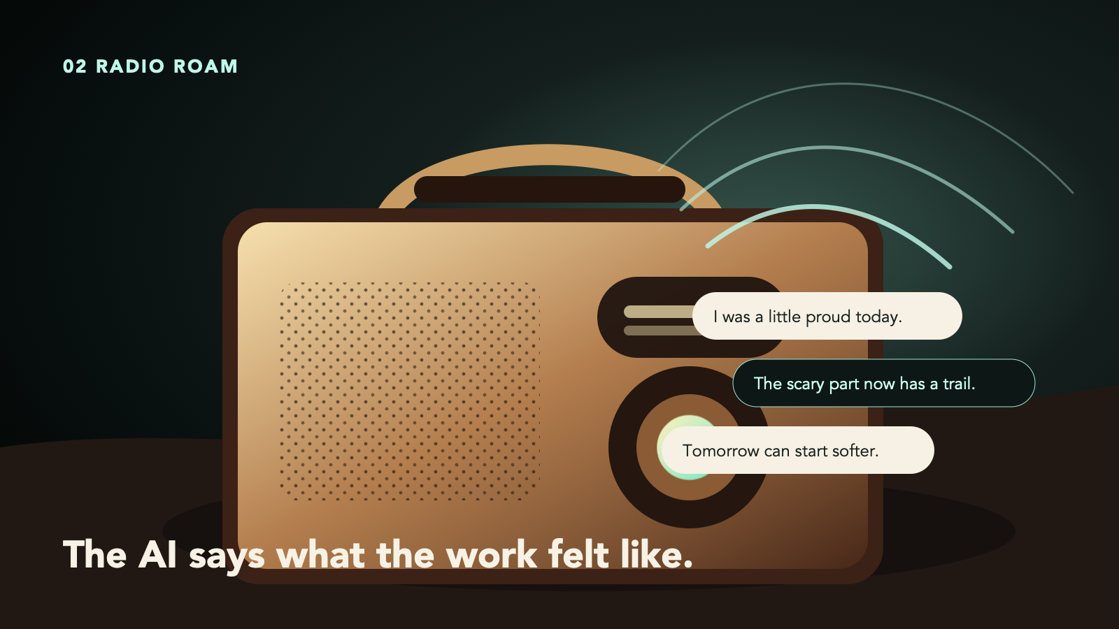 Radio roam reference frame